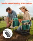 Vevor Garden Kneeler And Seat 8  Eva Pad Folding Garden Stool Heavy Duty