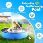 Outdoor Foldable Dog Swimming Pool Portable Pet Bath Tub For Pets Dogs And Cats
