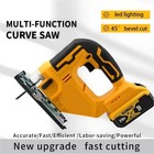Jig Saw Compatible For Dewalt 20v Battery Cordless Jigsaw With Led Work Light