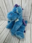Russ Shining Stars Plush Blue Dragon With Wings Sparkly Fur Stuffed Animal 2006