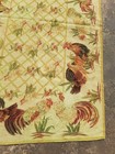 Vintage French Floral Needlepoint Handmade Multicolor Rug Wool Carpet 180x116 Cm