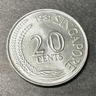 Singapore 1981 20 Cents Km  4 Bu Swordfish