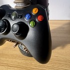 Official Microsoft Xbox 360 Black Wireless Controller    Works Great  Authentic 