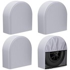 Rv Tire Covers Set Of 4 With Waterproof Coating And Heavy Duty 600d Oxford  