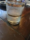 Vintage Culver Steamboat Souvenir Glass     22k Gold Trim Cabin Scene     Rare Find
