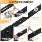 200sets 6mm Double Cap Rivets Tubular Silver Leather Rivets For Leather Craft   