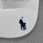 Polo Ralph Lauren Us Open Hat Cap Snap Back Mens One Size White Tennis Mesh