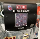 Nfl All Teams Plush Throw Blanket Gray 50x60 Football Team Logos New
