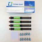 Prime-dent Dual Cure Automix Dental Luting Cement 4 Syringe Kit A2 natural Shade