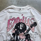 H m Divided Bob Marley Exodus Graphic Tee White Cotton Xxl