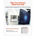 Structured Media Enclosure 14 In Recessed In-wall Tv Media Box With Cover