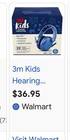 3m Kids Hearing Protection Ear Muffs Blue Toddler Adjustable Headband Nrr 22