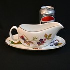 Royal Worcester Gravy Boat   Unattached Underplate Evesham Gold 1961-2015