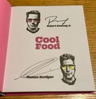 Signed Robert Downey Jr Cool Food Iron Man Book Beautiful Signature 