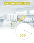 100 Pack 30ga 1 2 Inch 13mm  Injection Needle Sterile Disposable For Lab 30g 