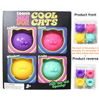 Needoh Cool Cat Squishy Sensory Fidget Toy Slow Rising Squeeze Stress Toy