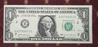 Miscut Shift Error  1 Bill Series 2017a Off Center Uncirculated Currency Note    