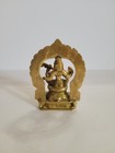 Vintage Brass Sarawasti Idol Hindu Goddess Of Wisdom  Music And Art 