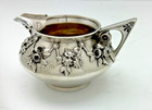 Tiffany Sterling Cream Pitcher Applied Floral Early Moore
