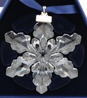 2008 Swarovski Annual Christmas Ornament Crystal Snowflake Nib Mint
