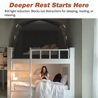 Blackout Bed Tent Private Space Sleeping Canopy Cubby Breathable Light Reduction