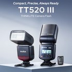 Us Godox Tt520iii Camera Flash Speedlight For Canon Nikon Pentax Olympus Sony