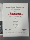 Rare Ramona Pageant Association Greatest Outdoor Play Souvenir Program 1956