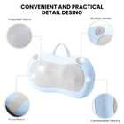 Shiatsu Shoulder Neck And Back Massager Pillow With Heat Deep Kneading Cushion