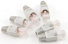 6-pack 10 100 Ethernet Loopback Plug  Pinout 1-to-3  2-to-6  Gray Ts-ul01-6