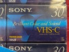 Sony Vhs-c  Tc-30vhg 6-pack Premium Grade Camcorder Video Cassettes - New Sealed