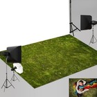  Photography Floor Mats Green Grass Floor Backdrop Newborn Photography Props 