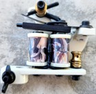 Ivory Pr Shader Tattoo Machine Handmade Skull Pumpkin Coils Forward Custom Usa