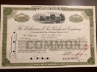 Baltimore   Ohio Railroad Stock Certificate 1958 5 Shares Swiss Bank