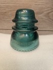 Hemingray No 42 Glass Insulator Vintage Antique Aqua Blue