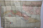 1898 War Map Of Cuba Compliments Of New York Life Insurance Company Rand Mcnally