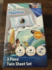 Disney  Moana 3 Piece Microfiber Twin Sheet Set The Wave New