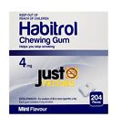 Habitrol Nicotine Gum 4 Mg Mint Flavor  204 Pieces  1 Box  New 09 2024