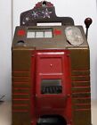 Jennings Four Star Slot Machine Cabinet With Original Handle And Rear Bonnet