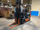 2017 Toyota 8fbchu25 5000lb Forklift 9 6  Lifttek Triple Mast Sideshift 48v Elec