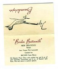 Tips For Bacardiologists Card Border Buttermilk Rum Recipe And Letter 1967