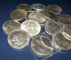 Collection  Old Large  British Coins-1953  1965   1977  1981