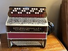 Vintage Paolo Soprani B System Chromatic Accordion 96 Bass Rebuilt By Don Krance