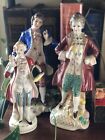 Trio Of Vintage Porcelain Figures Of Victorian Gentlemen Made In Japan