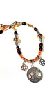 Dawn   Dusk Pentacle Tree  Celtic Knot  Witch Pagan Pendant Bead Necklace Pt3