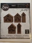 Tim Holtz Sizzix 3d Village Die Lot Plus My Paper Village 1   2 