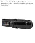 Fk Irons Spektra Flux Rotary Tattoo Pen  Wireless Usb Rechargeable  Black