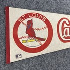 Vintage St Saint Louis Cardinals Baseball Mlb Full Size Pennant 12   x 30    - Rare