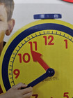 New Digital analog Educational Clock 12 Hr  Learning Resources Blue  ler 2996 