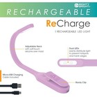 Mighty Bright Clip On Book Light Lavender