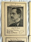 Vintage 1920s Game Of Authors Parker Bros Cards   5 Sir J m barrie Lot Of 4 Card